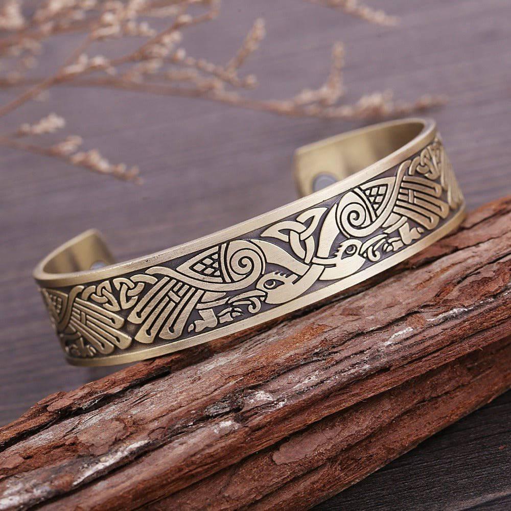 Silver & 10K Gold Claddagh & Celtic Knot Bracelet | My Irish Jeweler
